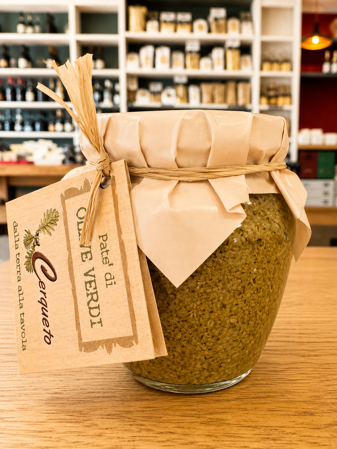 Tapenade d’olives vertes, Cerqueto, 180g