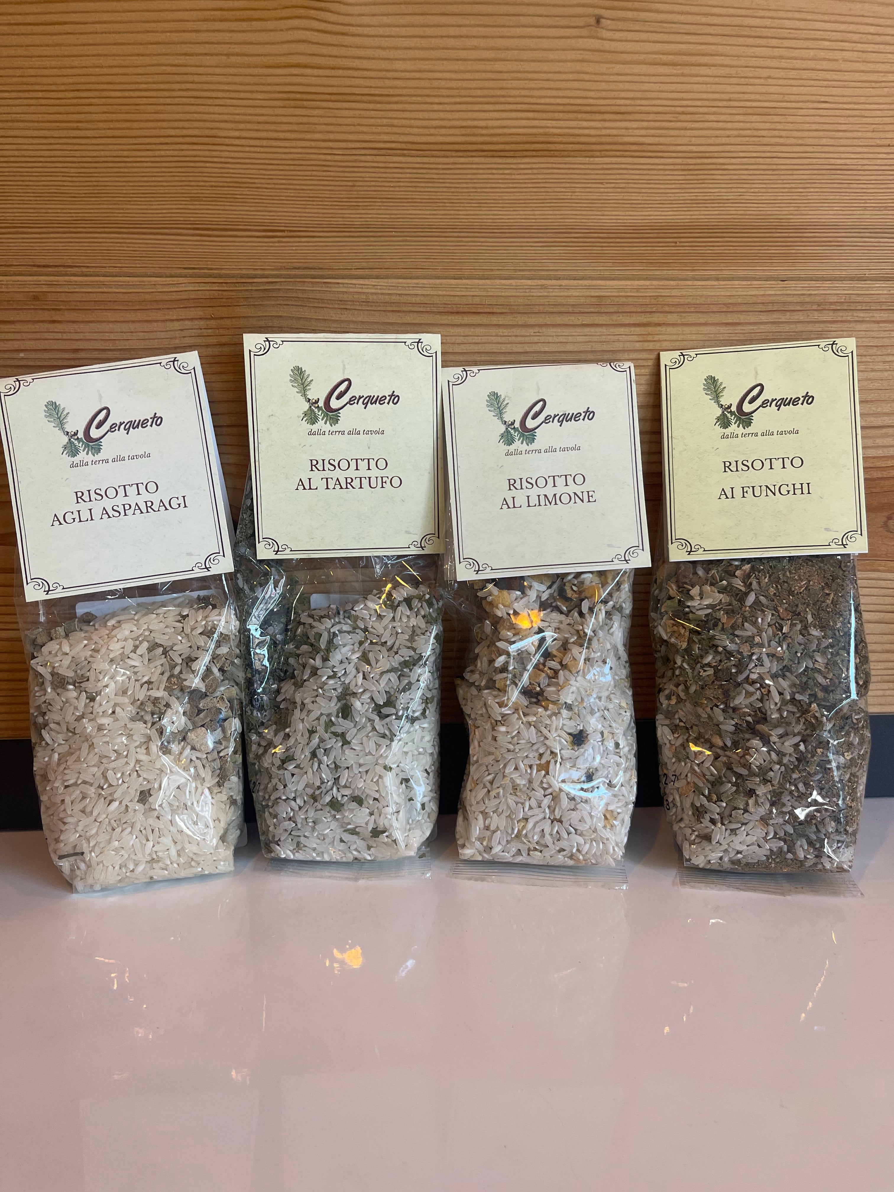 Lot de 4 Risottos Artisanaux, Cerqueto