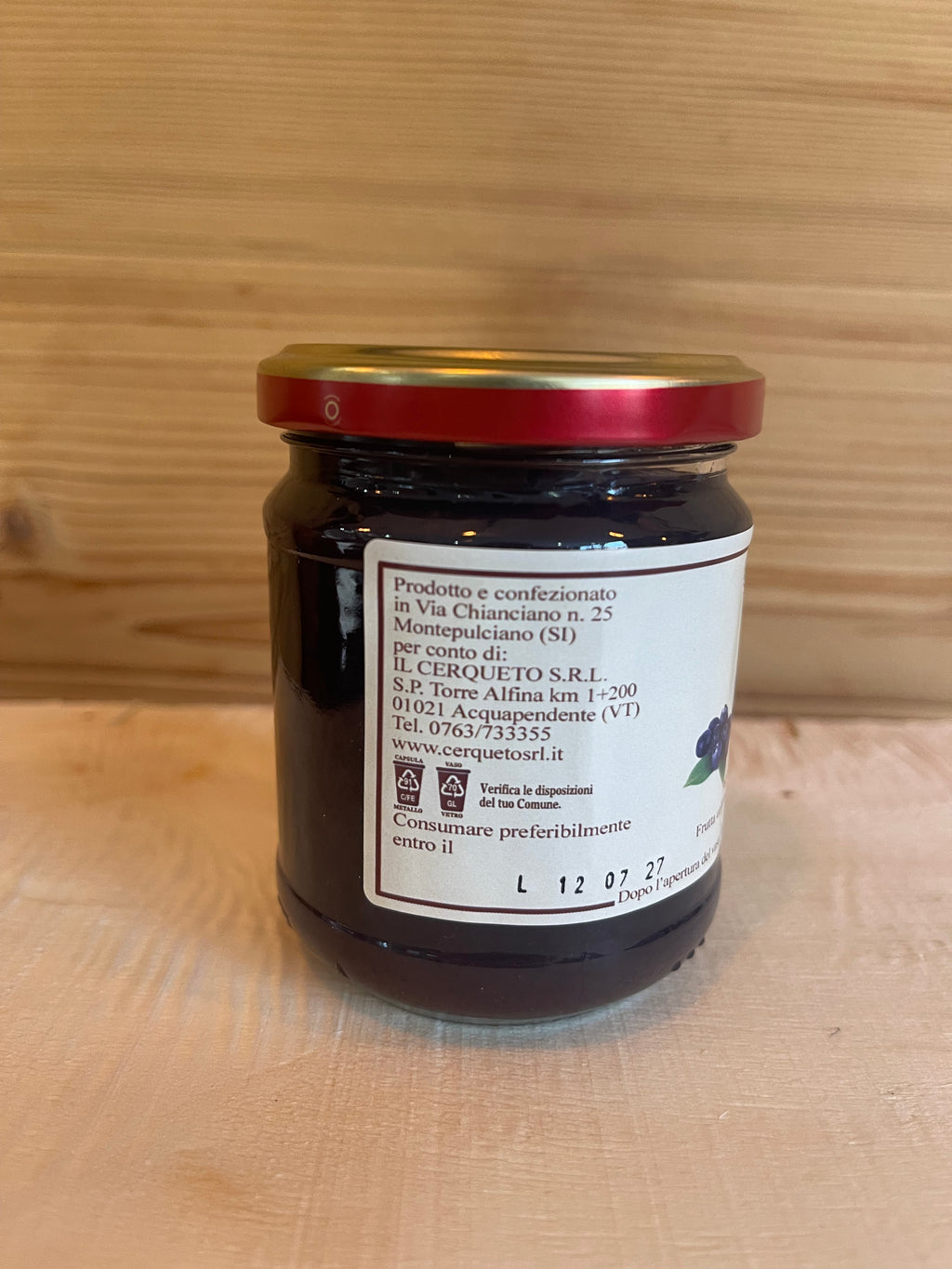 Confiture de myrtille, Cerqueto