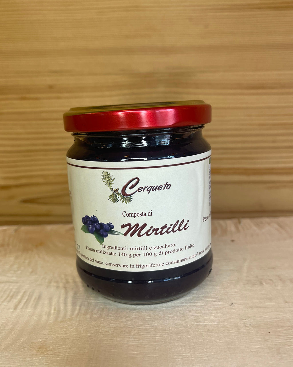 Confiture de myrtille, Cerqueto