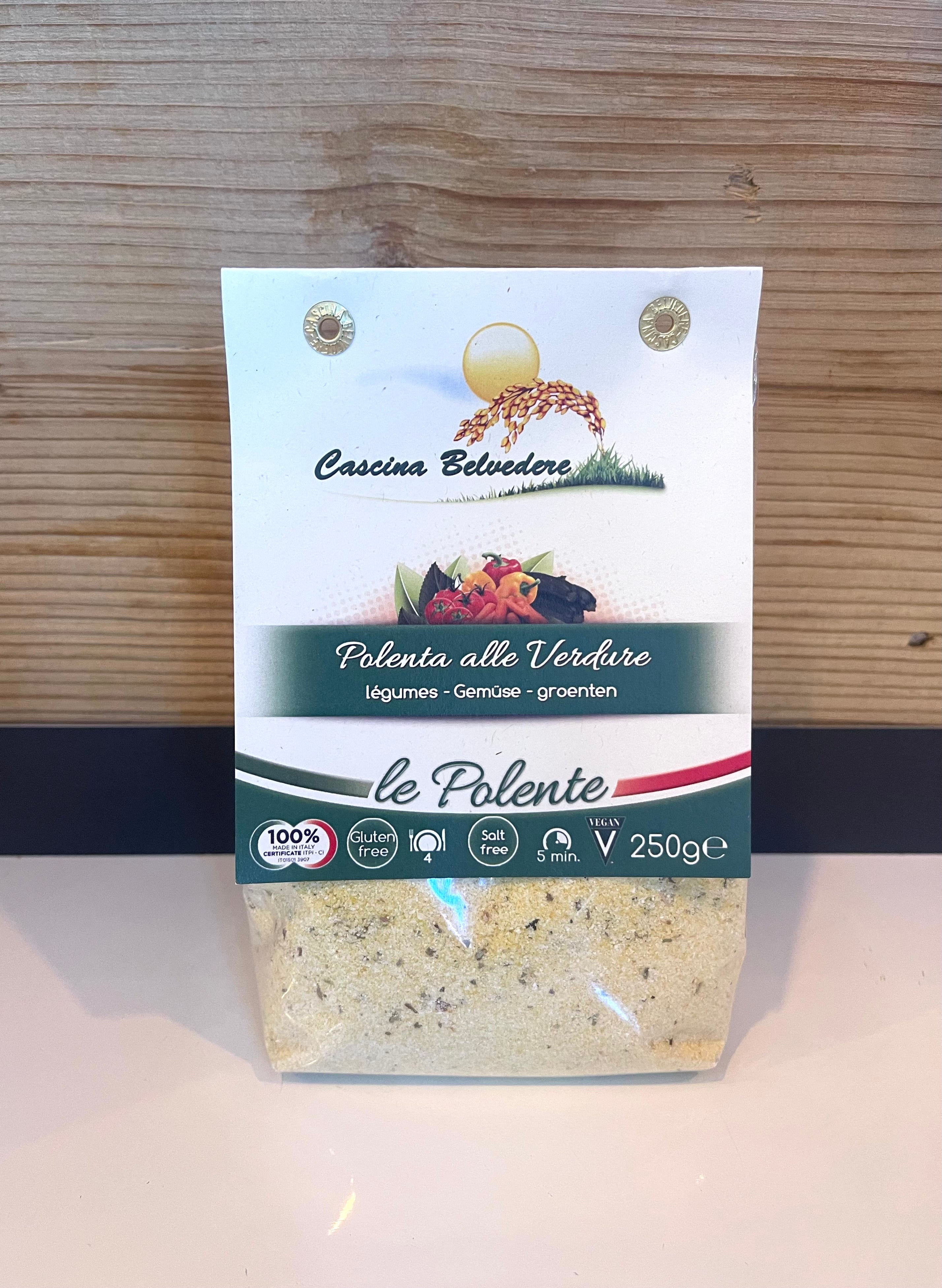 Polenta aux légumes,Cascina Belvedere