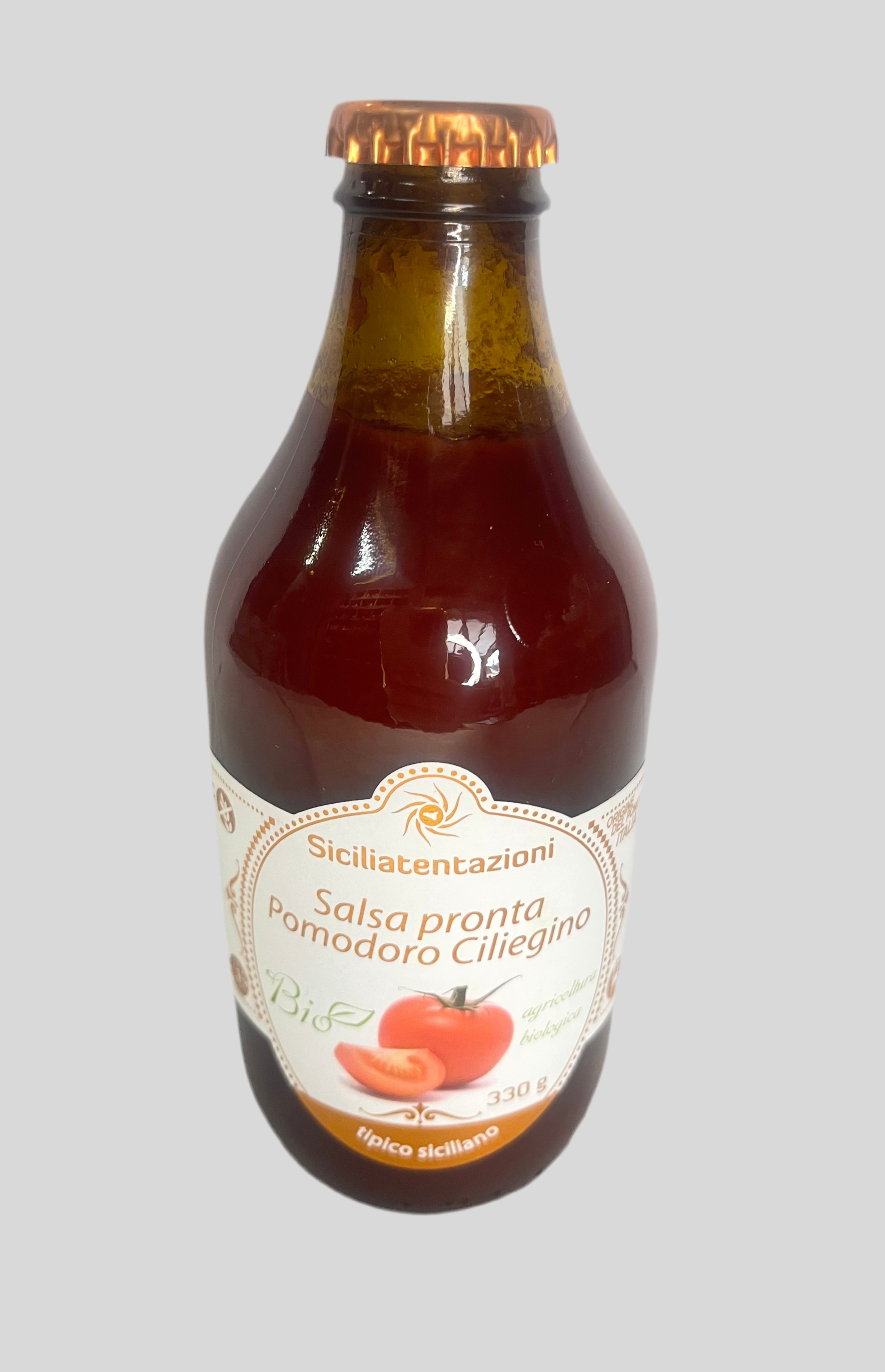 Salsa pronta al Pomodoro Ciliegino Bio  Siciliatentazioni