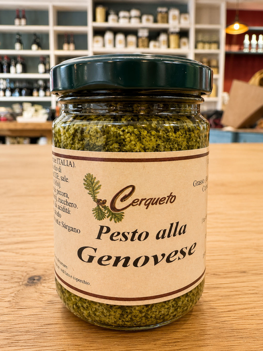 Pesto Genovese au basilic, Cerqueto, 180 g