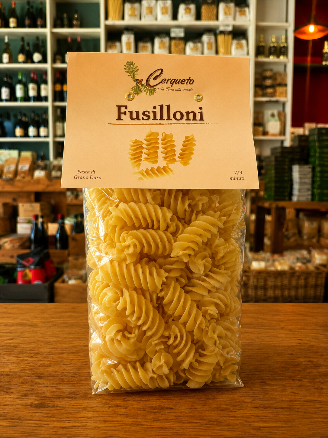 Fusilloni artisanaux au blé dur, Cerqueto, 500 g