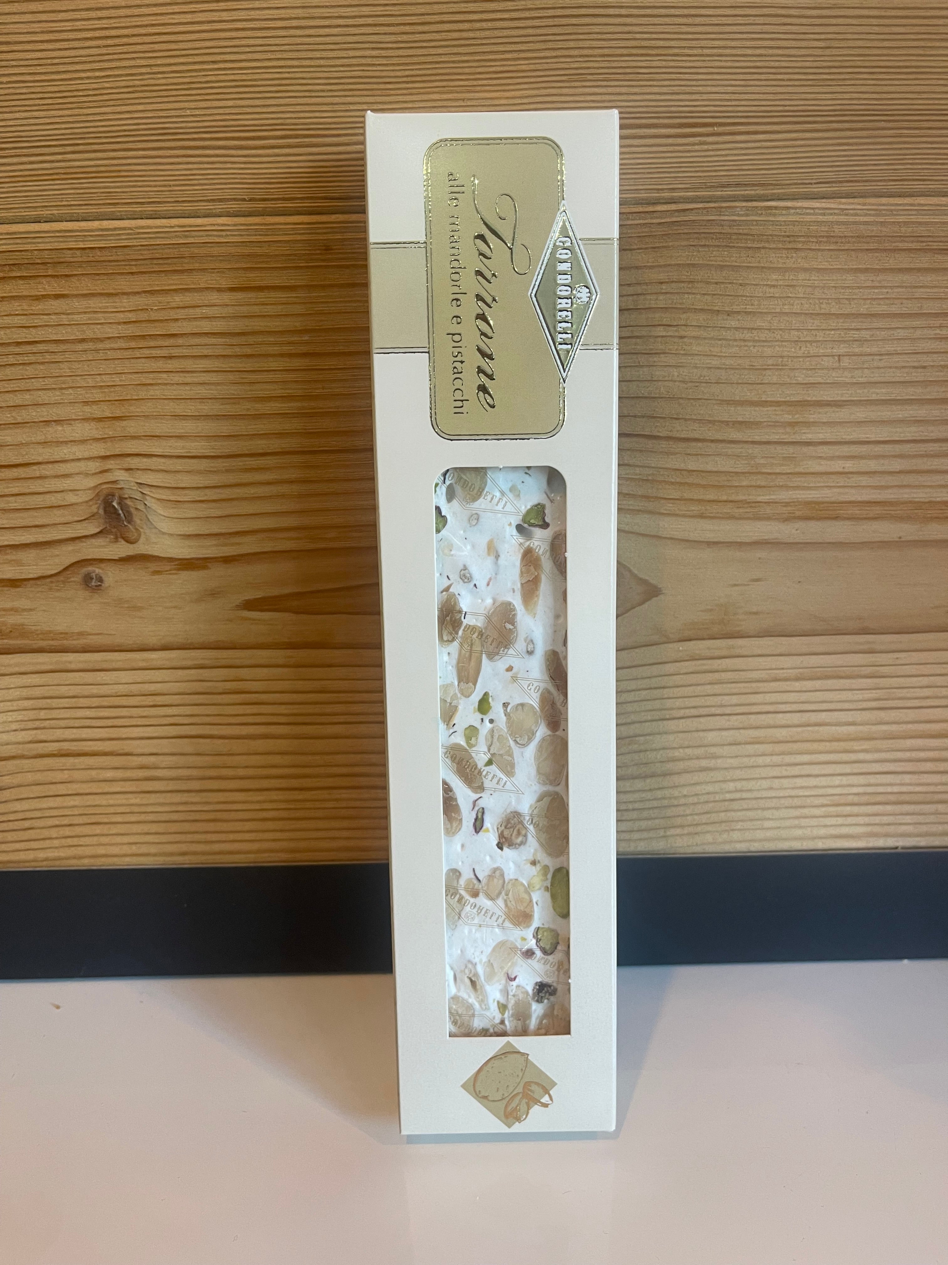 Nougat Moelleux italien aux Amandes et Pistaches 150 g, Condorelli