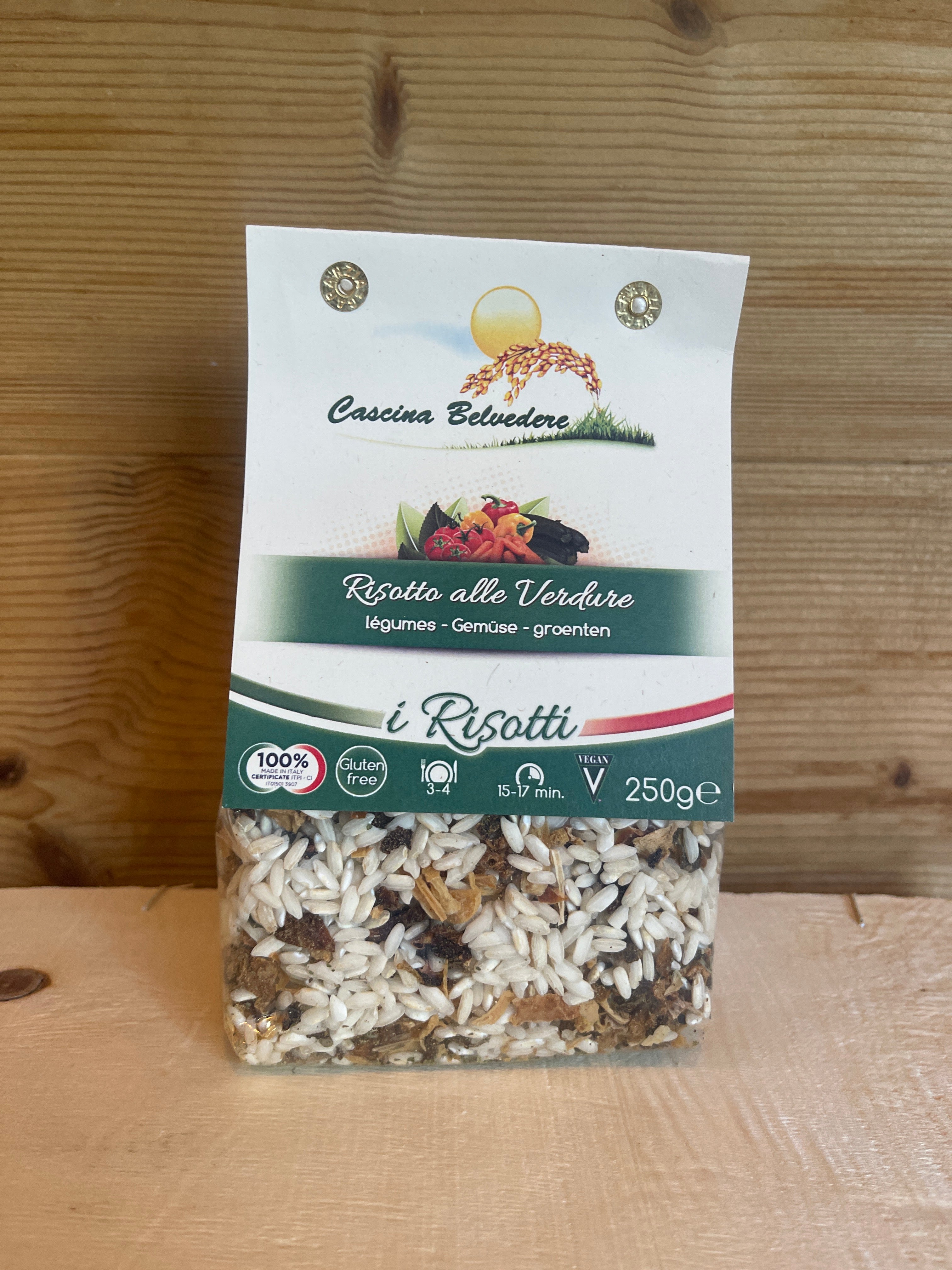 Risotto aux légumes, Cascina Belvedere