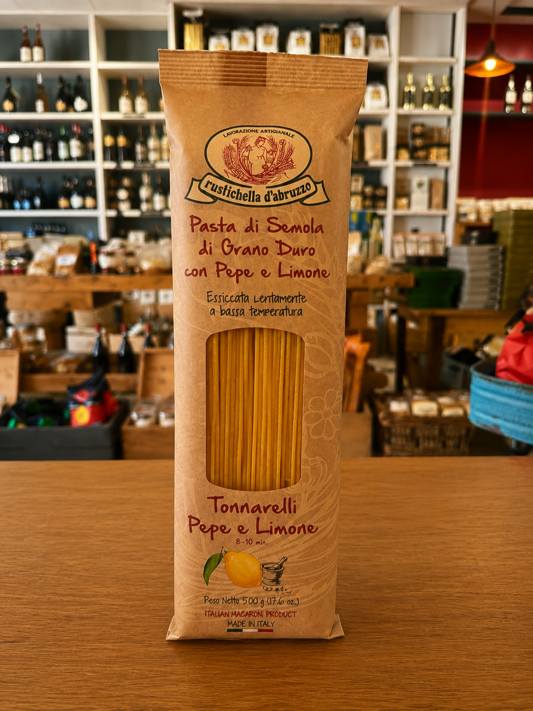 Spaghetti citron et poivre, Rustichella d’Abruzzo, 500 g