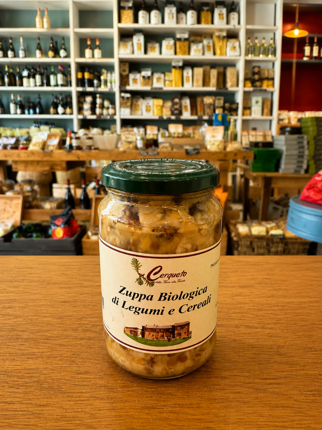 Soupe bio aux légumes et céréales, Cerqueto, 580 ml