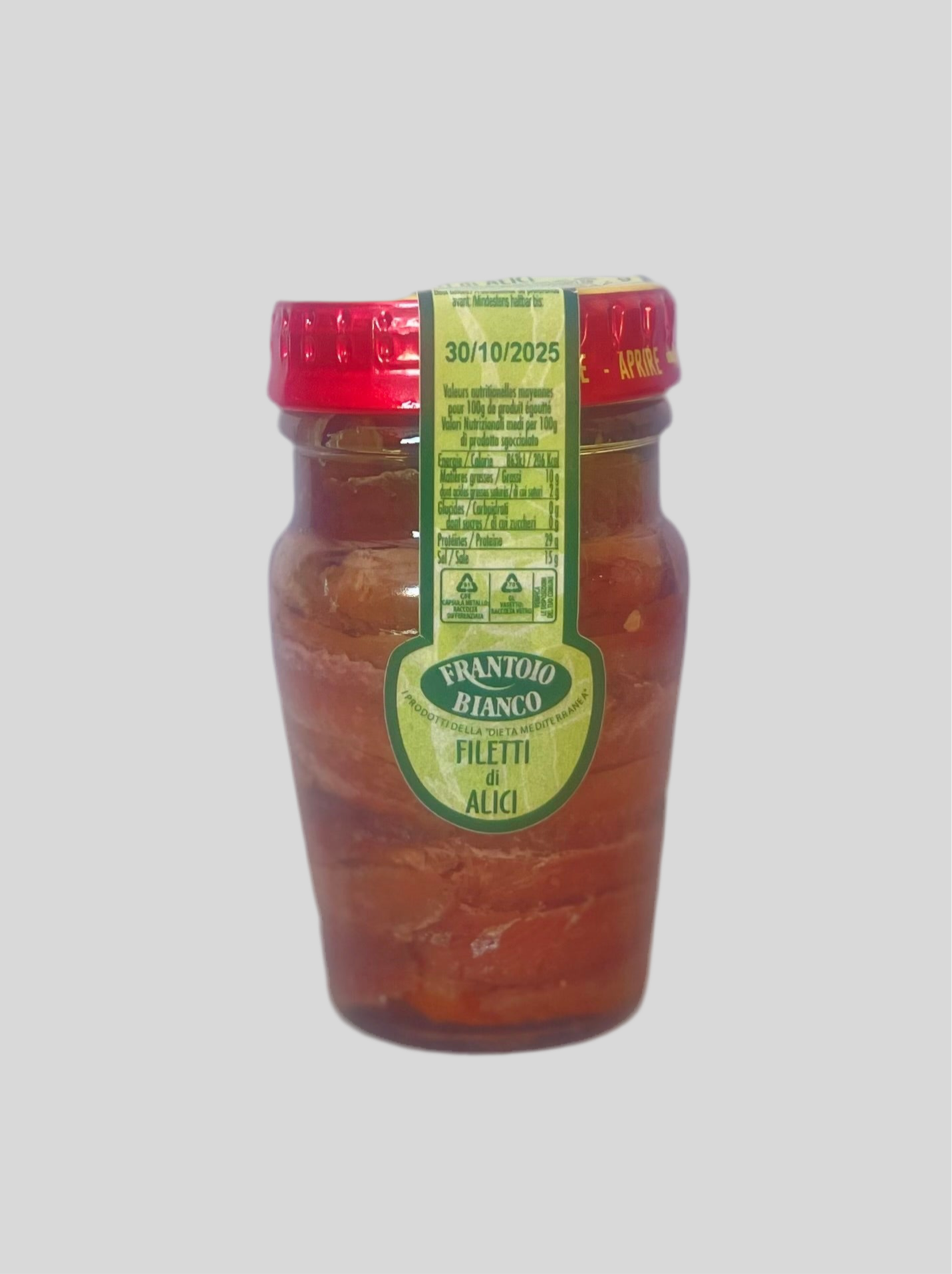 Filets d’anchois, Frantoio Bianco