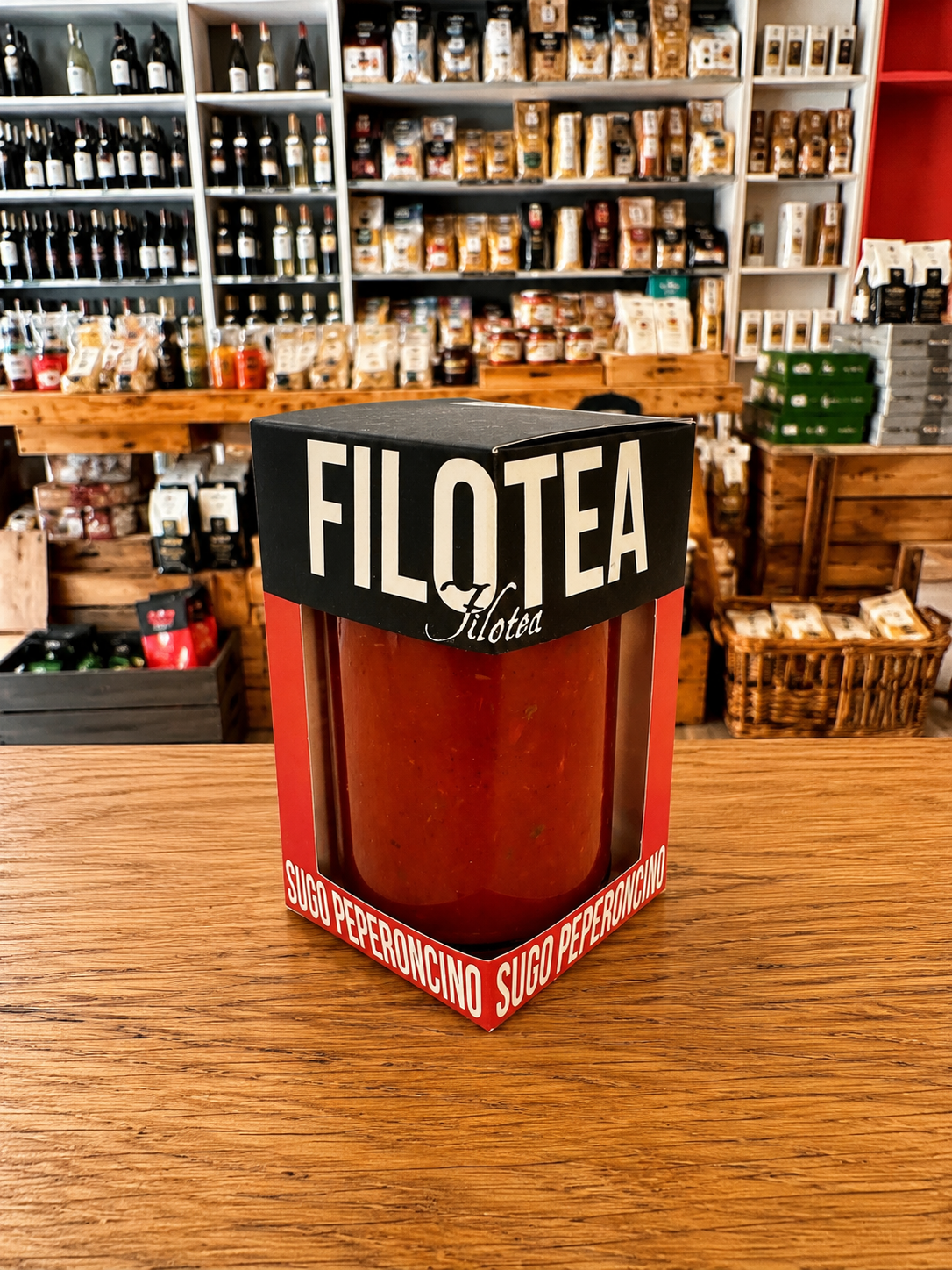 Sauce tomates pimentée, Filotea