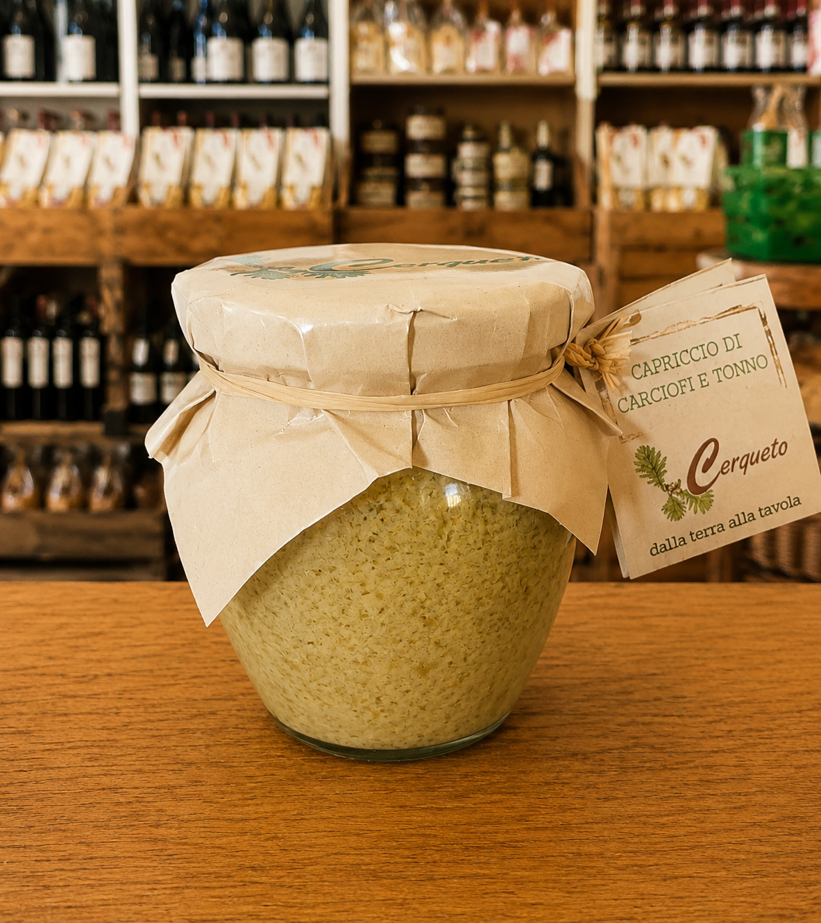 Crème d’artichaut et thon, Cerqueto