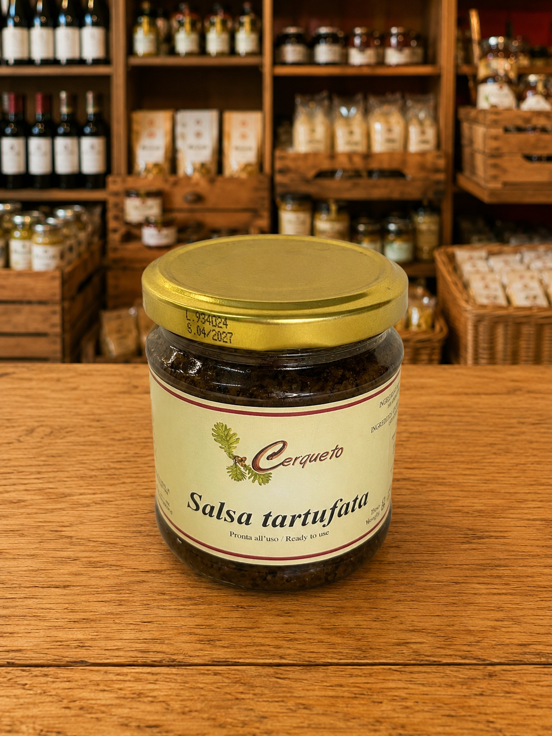 Sauce Tartufata ( champignons, truffe, olives) Cerqueto