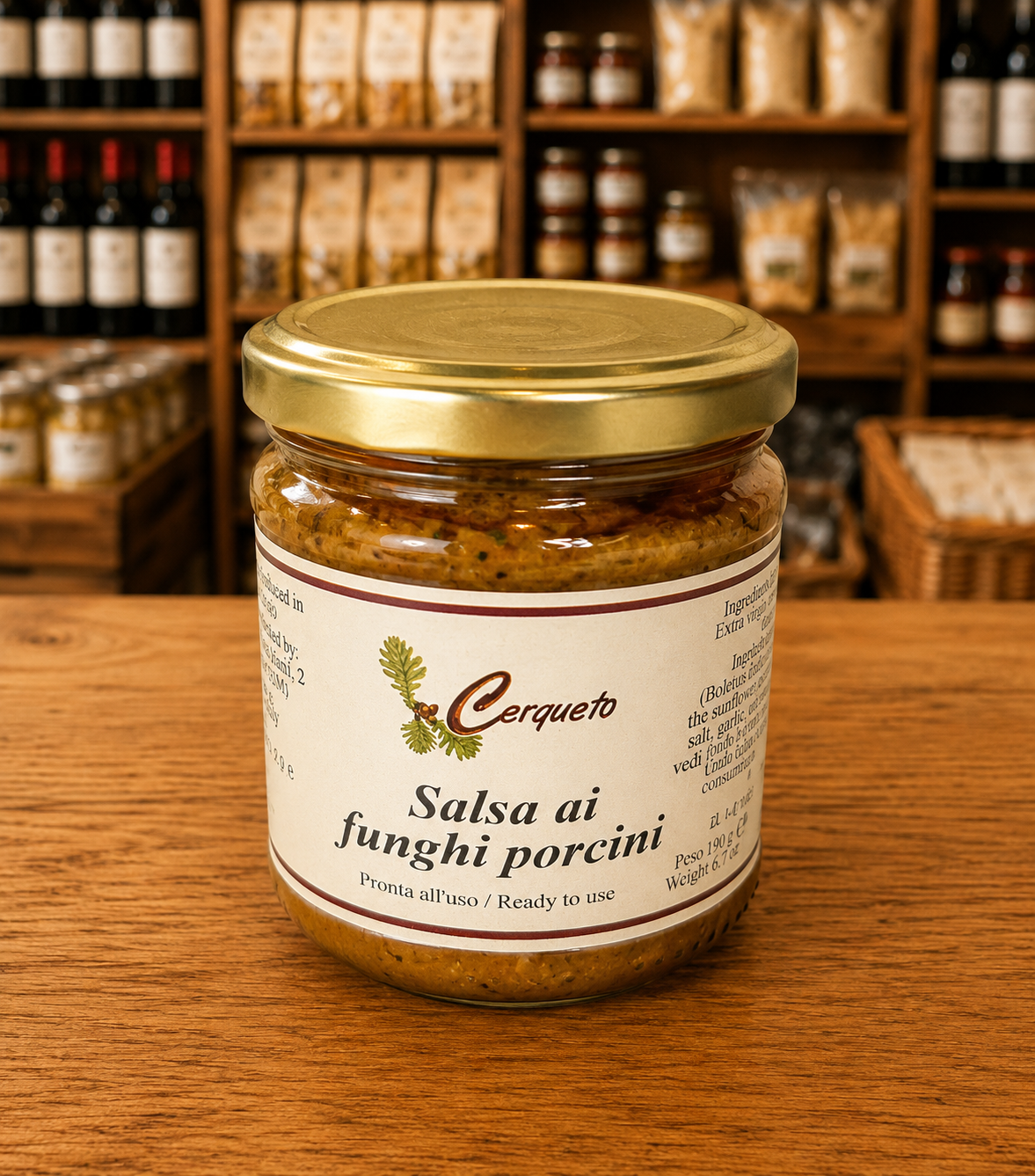 Sauce aux cèpes, Cerqueto