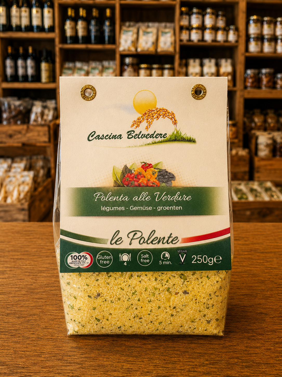 Polenta aux légumes,Cascina Belvedere