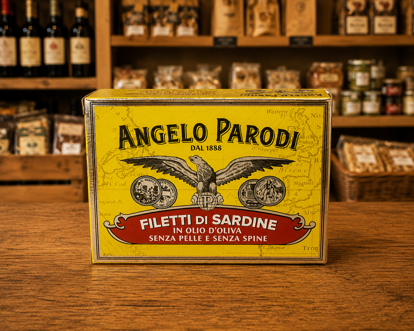 Filets de sardines à l’huile d’olive, Angelo Parodi
