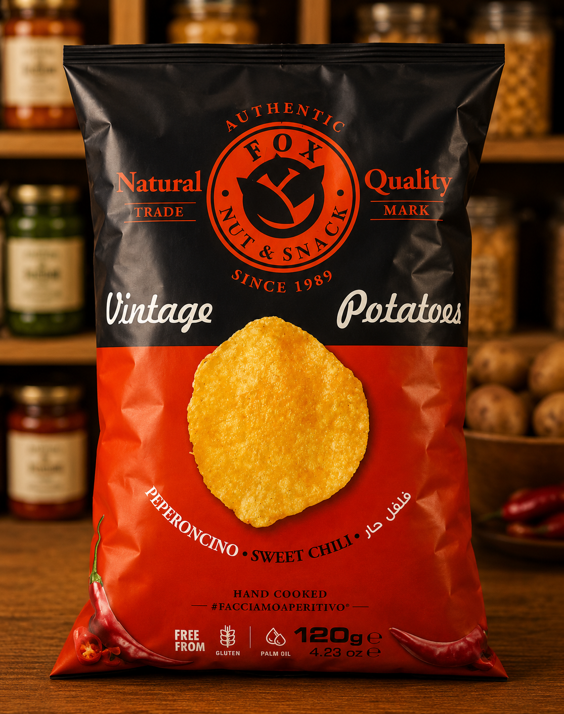 Chips aux piments, Fox Nut & Snack