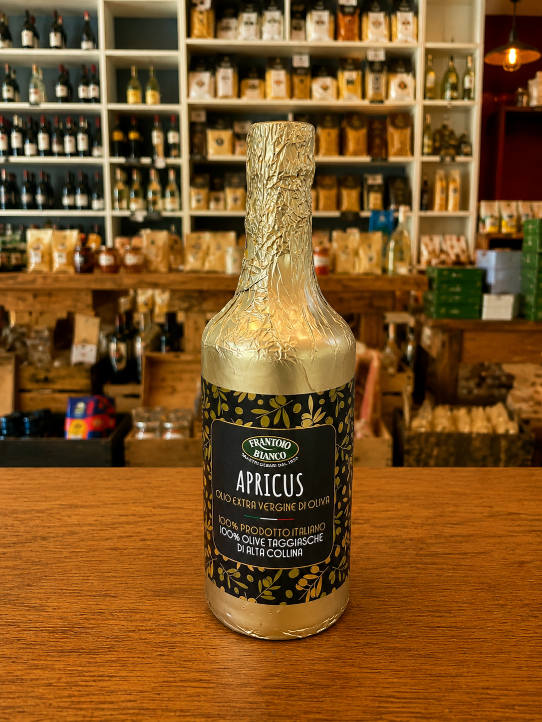 Huile d’olive extra vierge aux olives Taggiasche, Frantoio Bianco