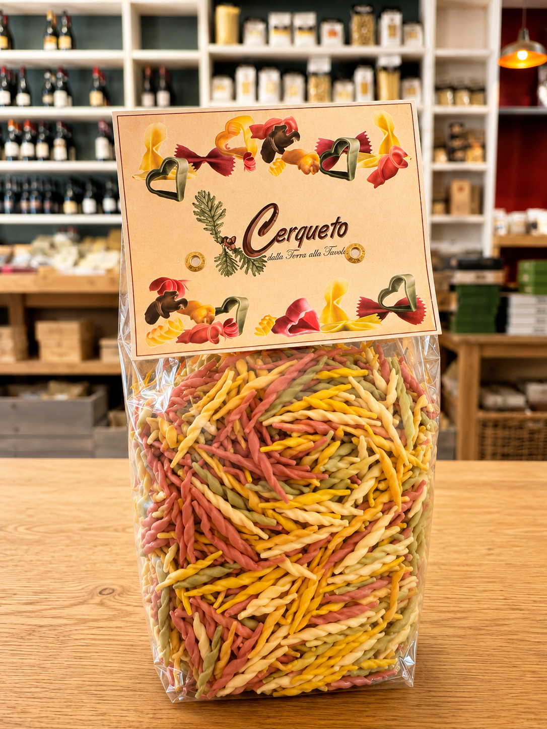 Trofie aux 5 saveurs, Cerqueto, 500g