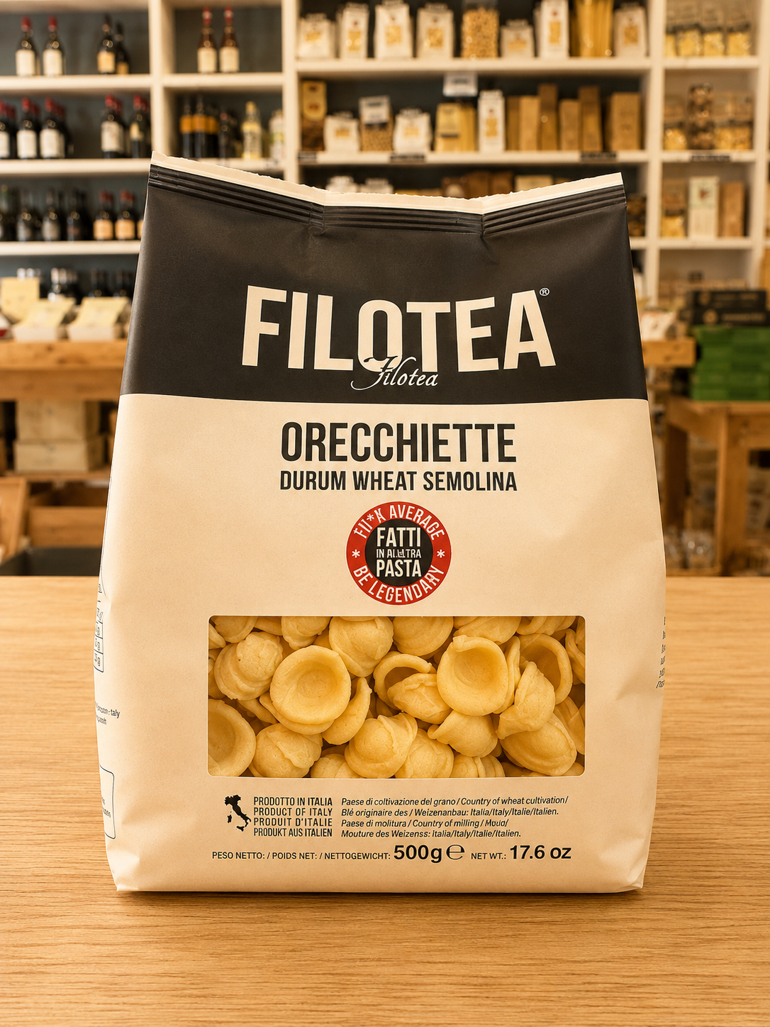 Orecchiette en semoule de blé dur, Filotea, 500 g