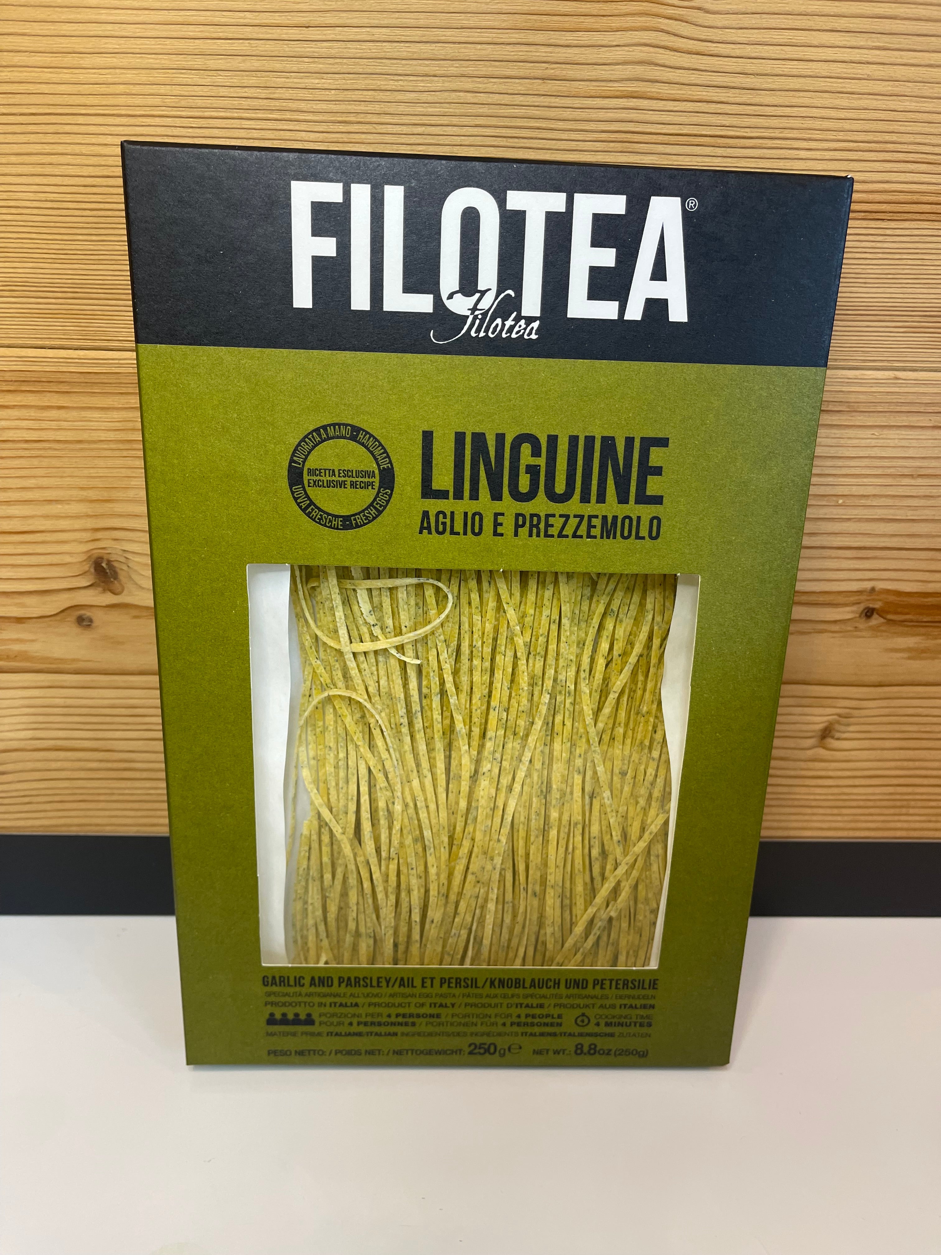 Linguine ail et persil, Filotea