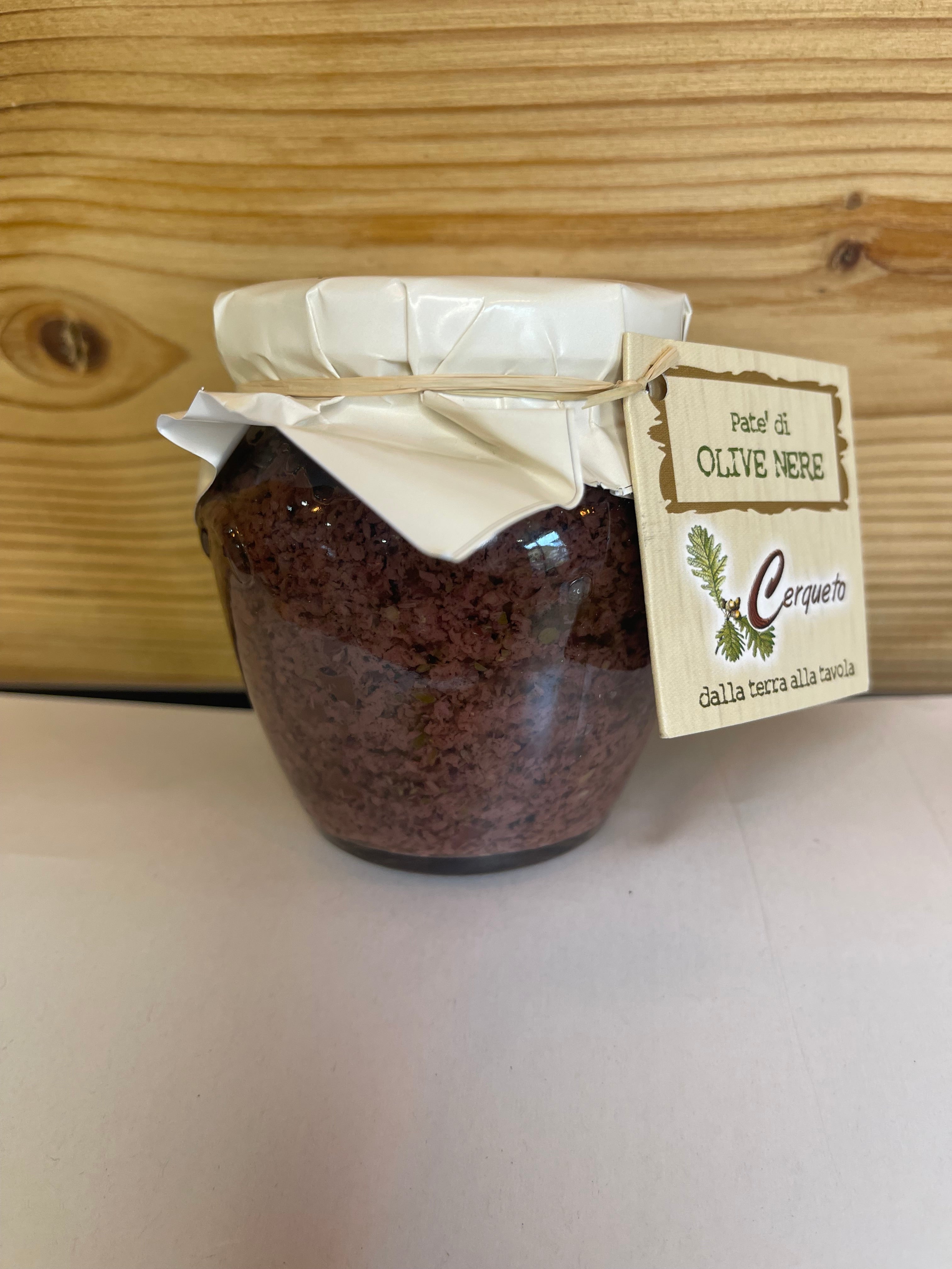 Tapenade d'olives noires, Cerqueto