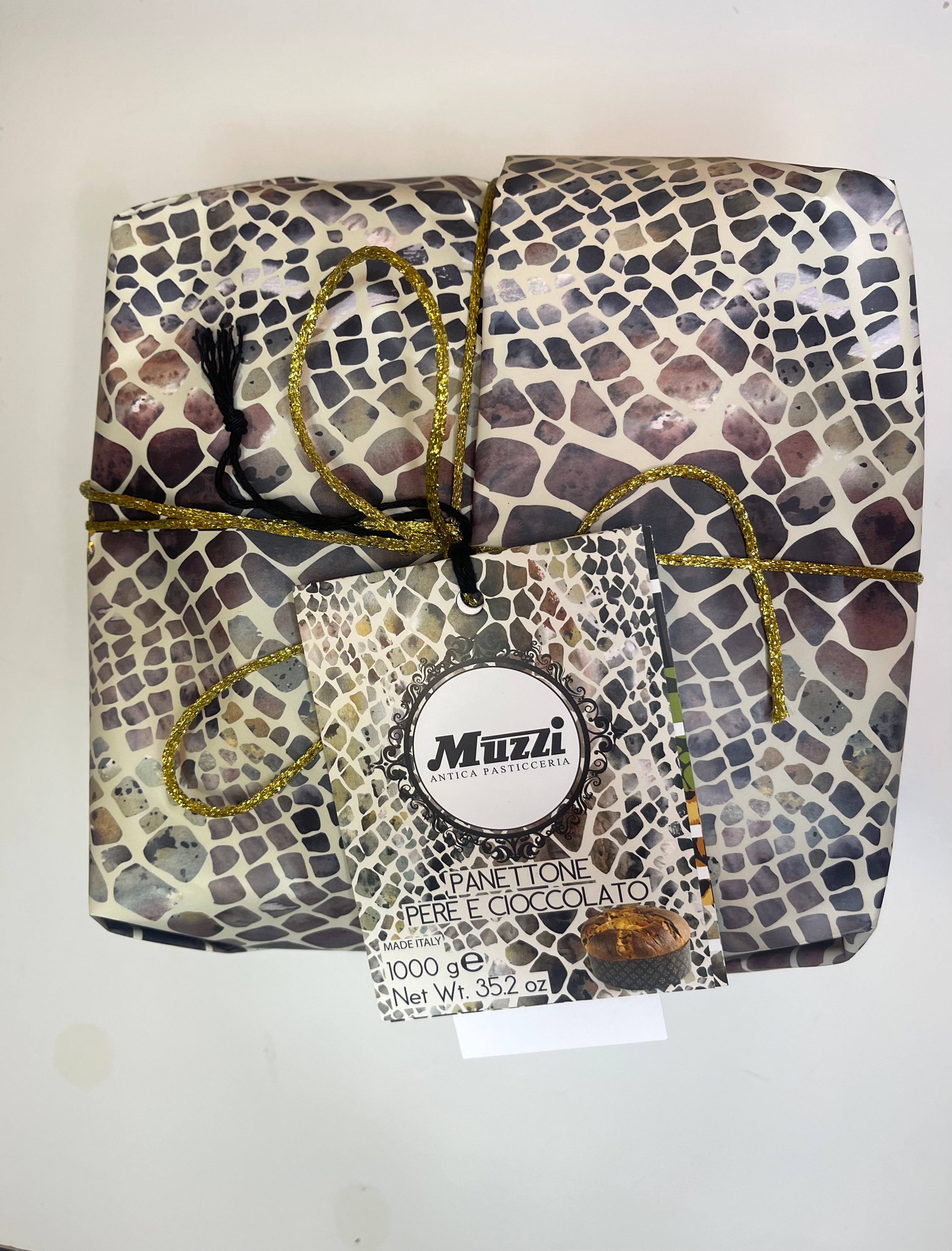 Panettone poire chocolat, Muzzi, 1kg